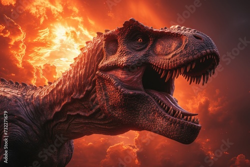 evil dinosaur tyrannosaurus © Aliaksei