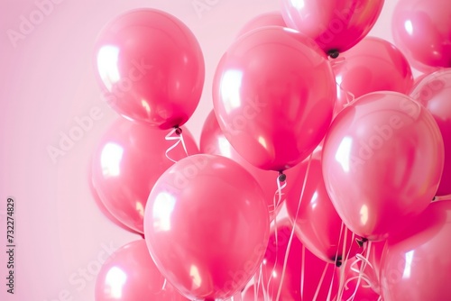 Pink balloons