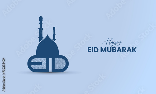 Eid Mubarak islamic design, Eid Mubarak design for social media post