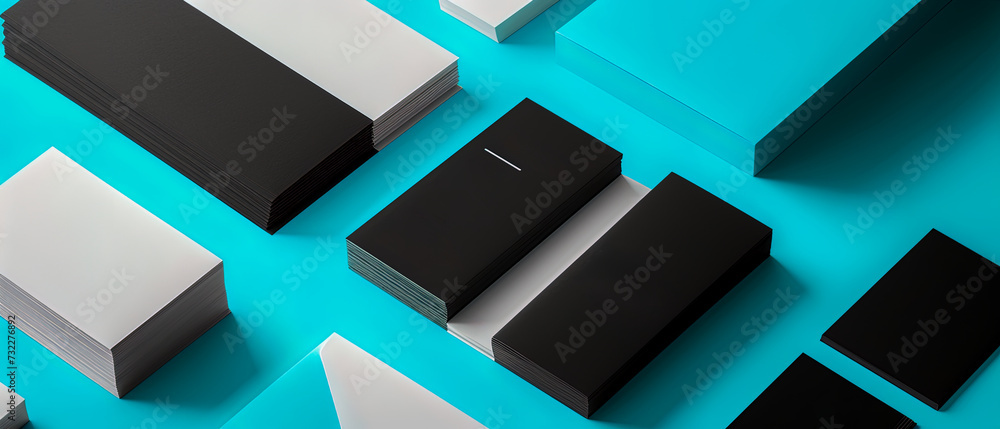 Modern ultra-wide mock-up design, business cards and packaging, commercial and brand innovation Modern ultra-wide mock-up design, business cards and packaging, commercial and brand innovation