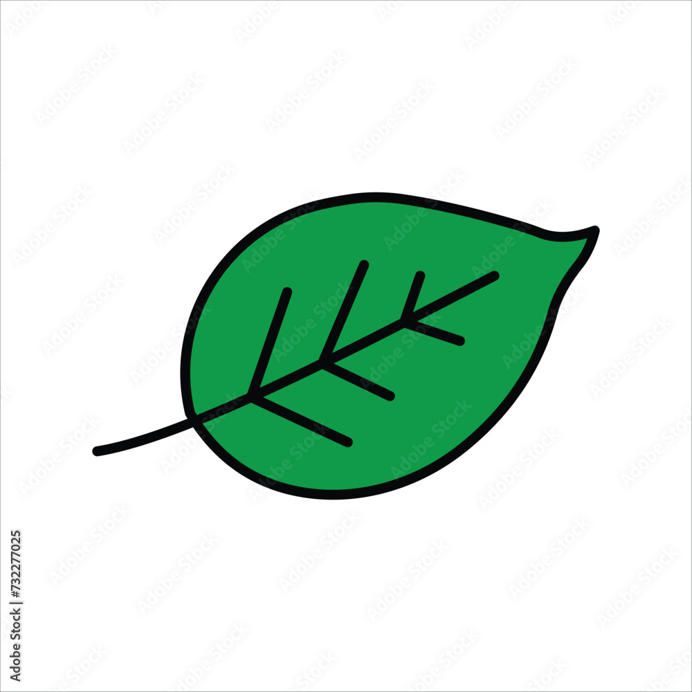 leaves icon vector stock illustration leaves icon vector stock illustration