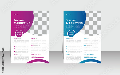 Creative corporate business flyer for business advertise