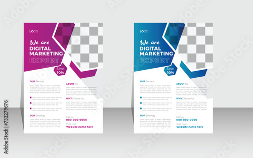 Creative corporate business flyer for business advertise