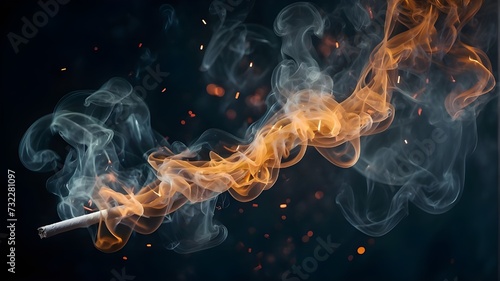 Bright Mystical Smoke Unveiled, Bright Sparks Amid Dark Surreal, Bright Mystical Smoke and Dark Intrigue, Bright Smoke with Dark Surreal Undertones, Bright Smoke and Sparks Amidst Darkness.