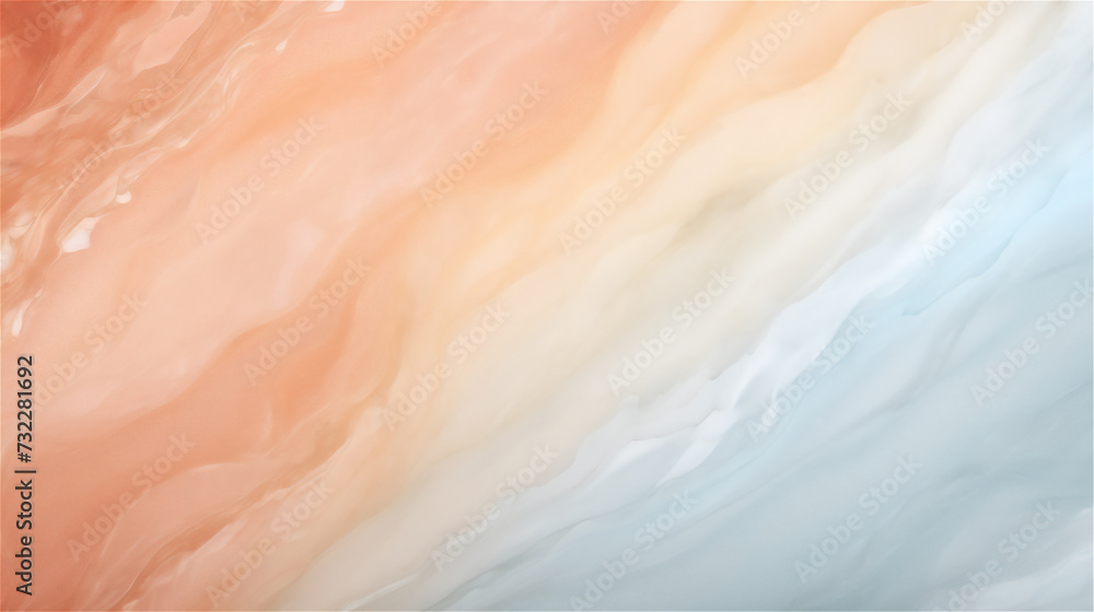 Marbleized Gradient from Warm Peach to Cool Aqua
Marbleized Gradient from Warm Peach to Cool Aqua