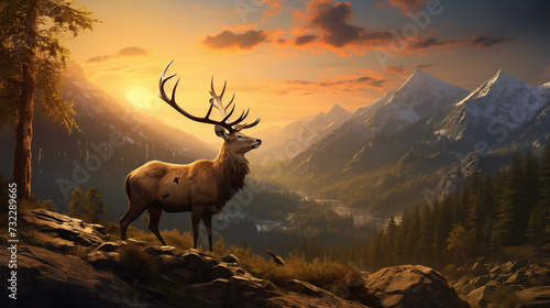Sunset Serenade: An Enchanting Wildlife Symphony