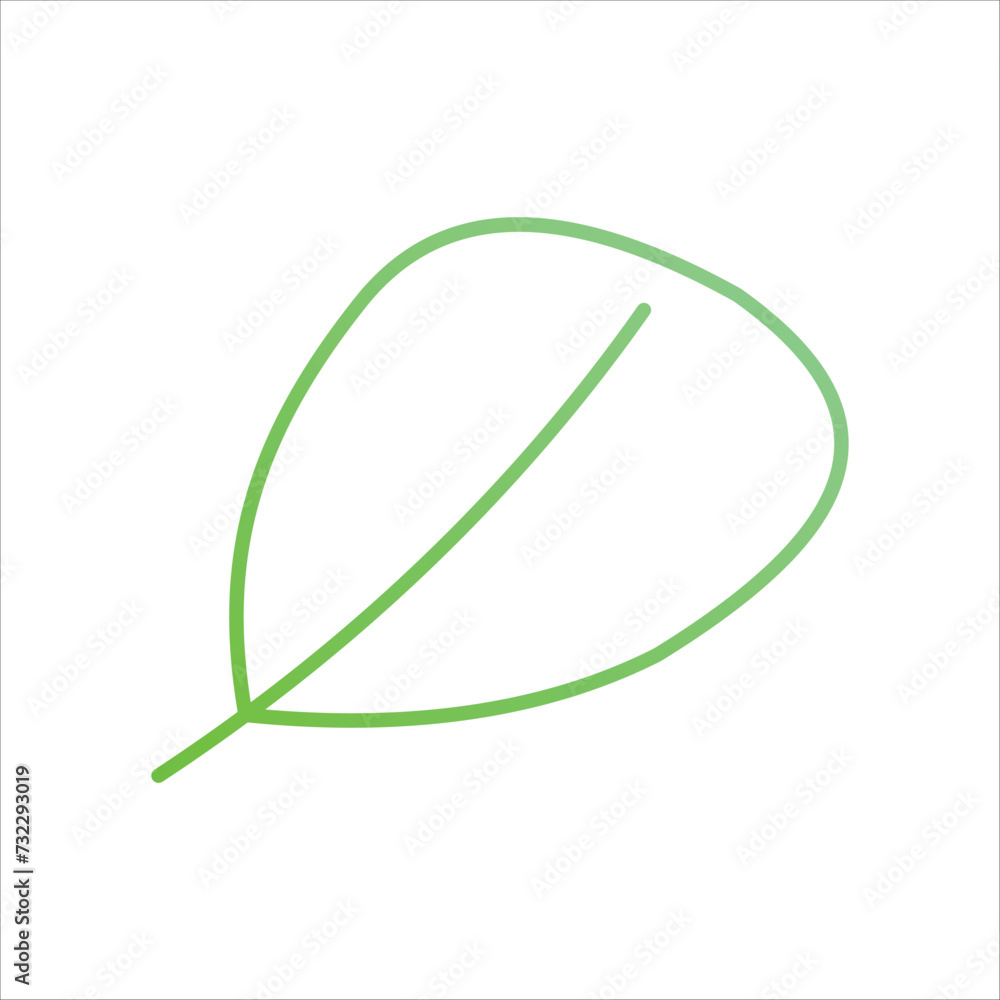 leaves icon vector stock illustration leaves icon vector stock illustration