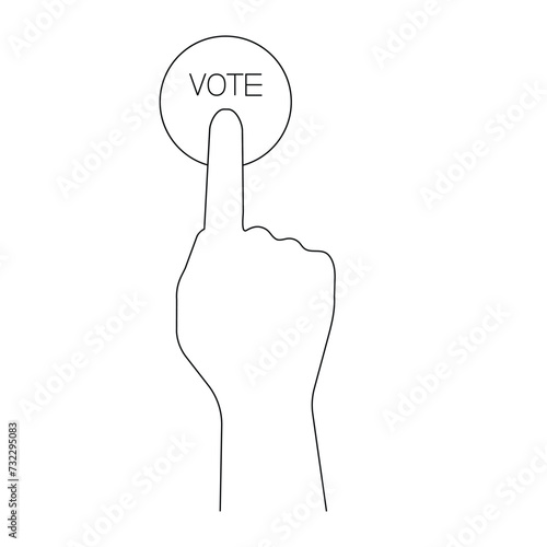 general election icon vector