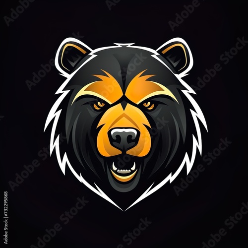 vector design bear Mascot gaming and esport logo