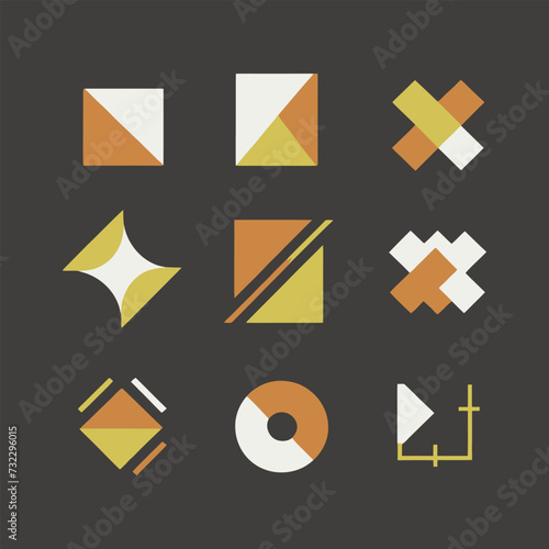 Shape Elements Vector and logo design