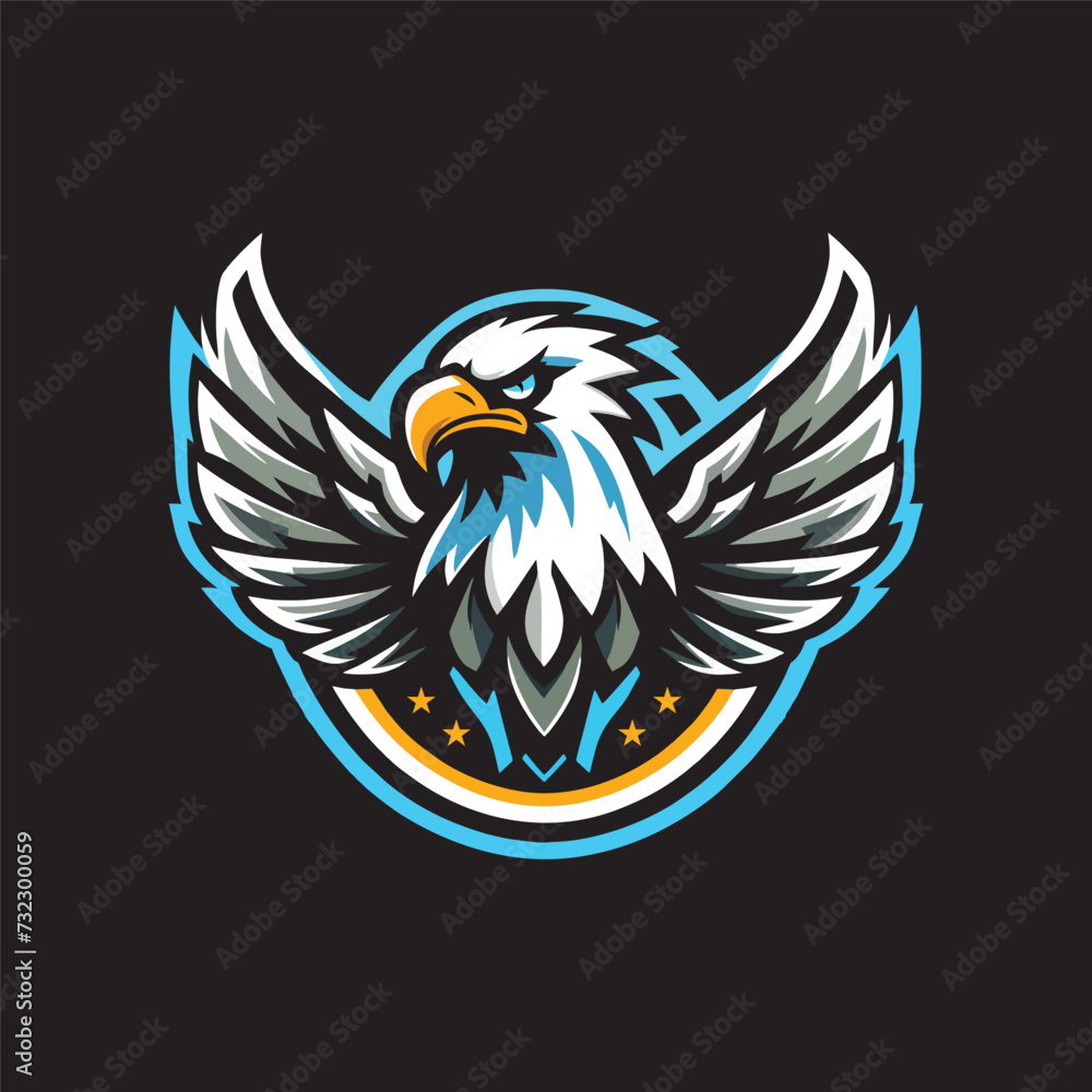eagle logo esport style