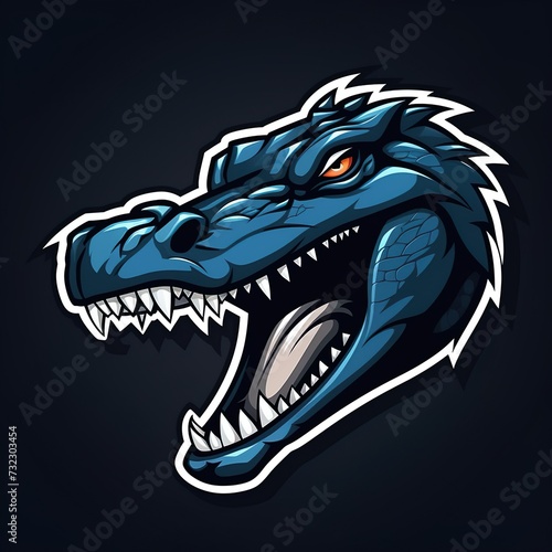 vector design dinosaur Mascot gaming and esport logo © Azra