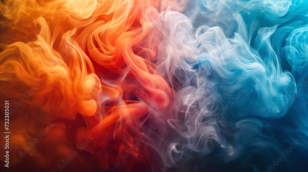 Abstract colorful smoke on background Abstract colorful smoke on background