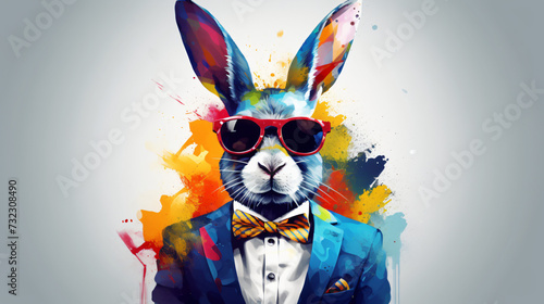 Modern Easter bunny