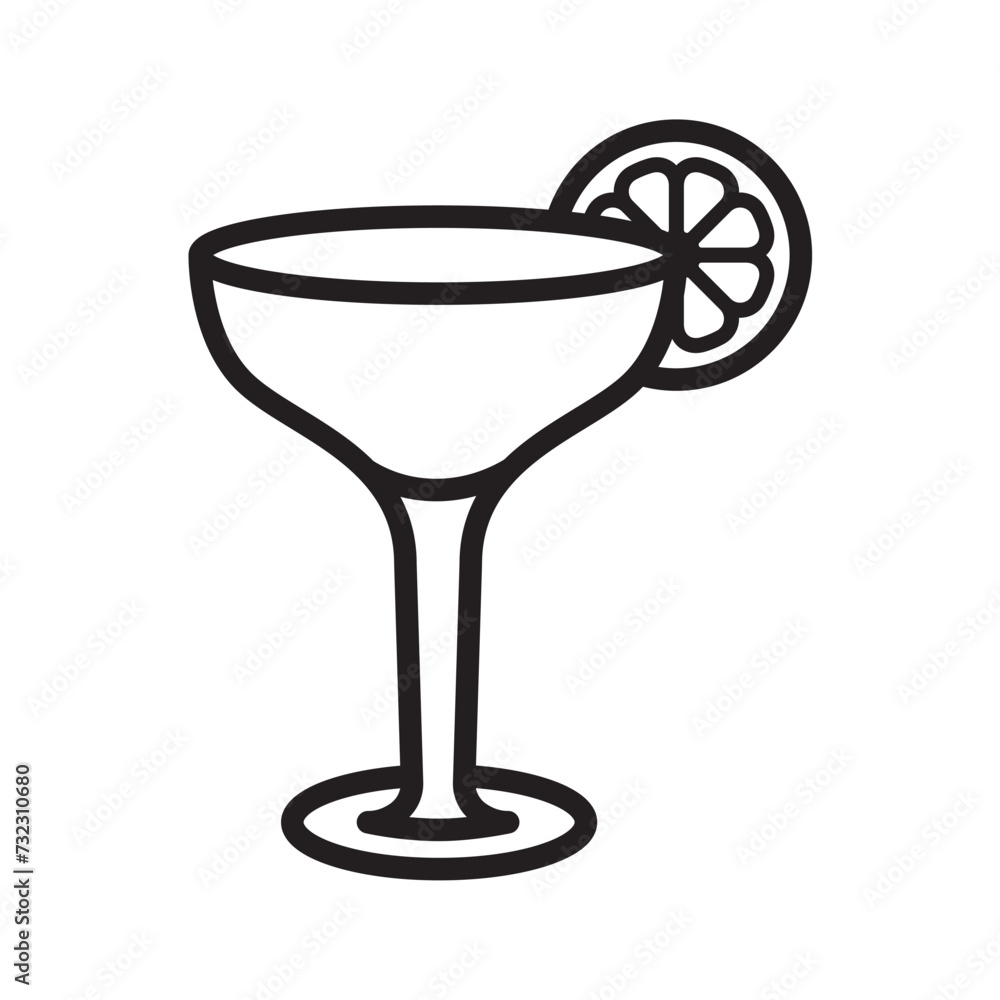 cocktail icon design vector template cocktail icon design vector template