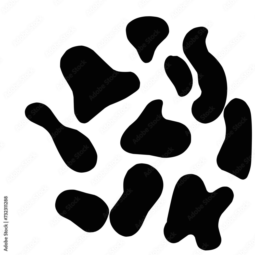 Cowhide Color Pattern Cowhide Color Pattern