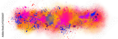 Panel kuchenny z motywem abstract colorful paint spray