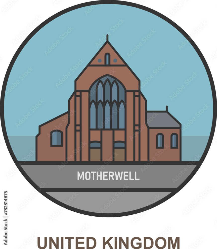 Motherwell. Cities and towns in United Kingdom