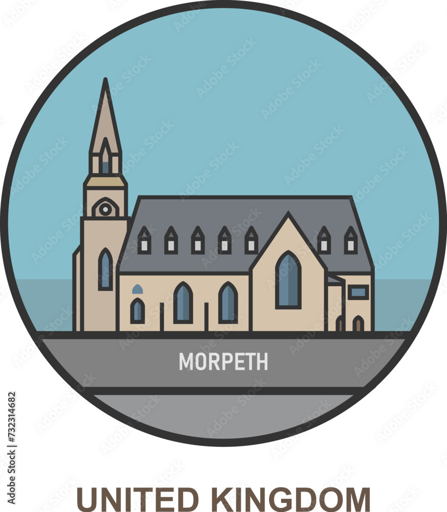 Morpeth. Cities and towns in United Kingdom