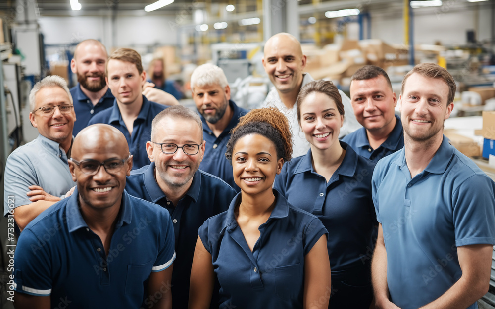 Team Warehouse Factory Teamwork Workers People Team Warehouse Factory Teamwork Workers People