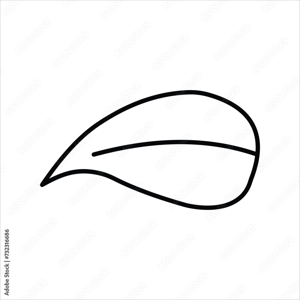 leaves icon vector stock illustration leaves icon vector stock illustration