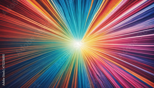 Abstract rays energy with beautiful color background wallpaper