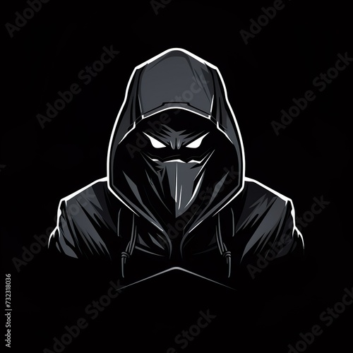 vector design ninja Mascot gaming and esport logo