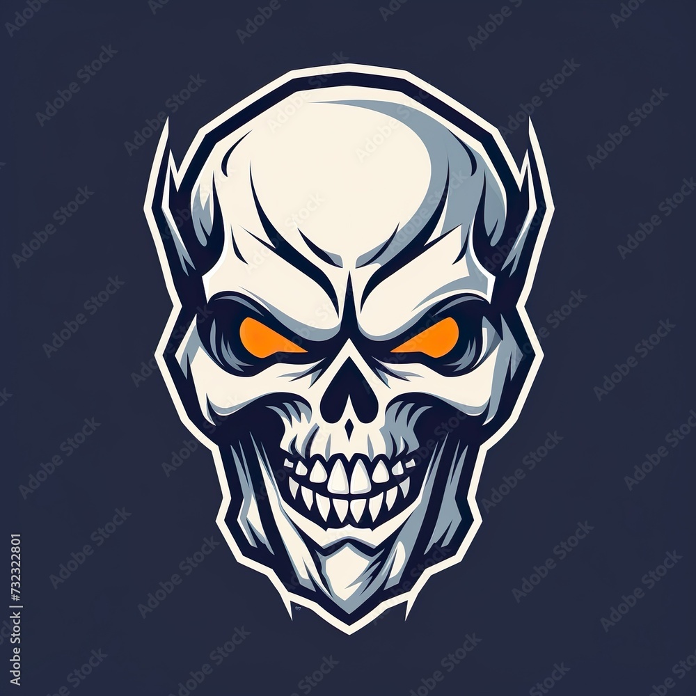 vector design skull Mascot gaming and esport logo vector design skull Mascot gaming and esport logo
