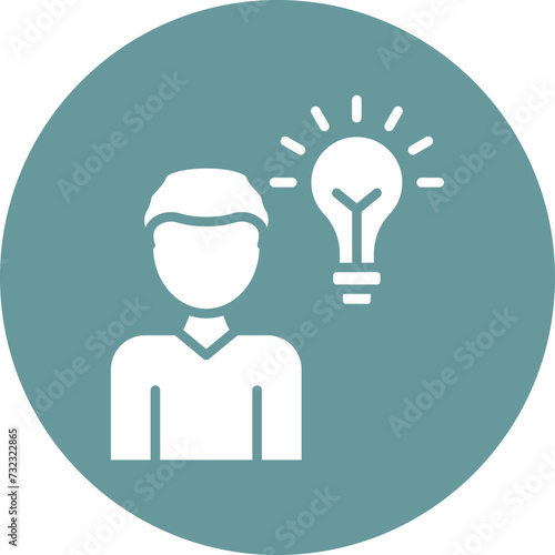 Creative Idea Icon Style