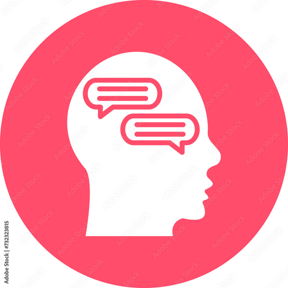 Inner Dialogue Icon Style Inner Dialogue Icon Style