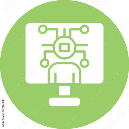 Digital Man Icon Style