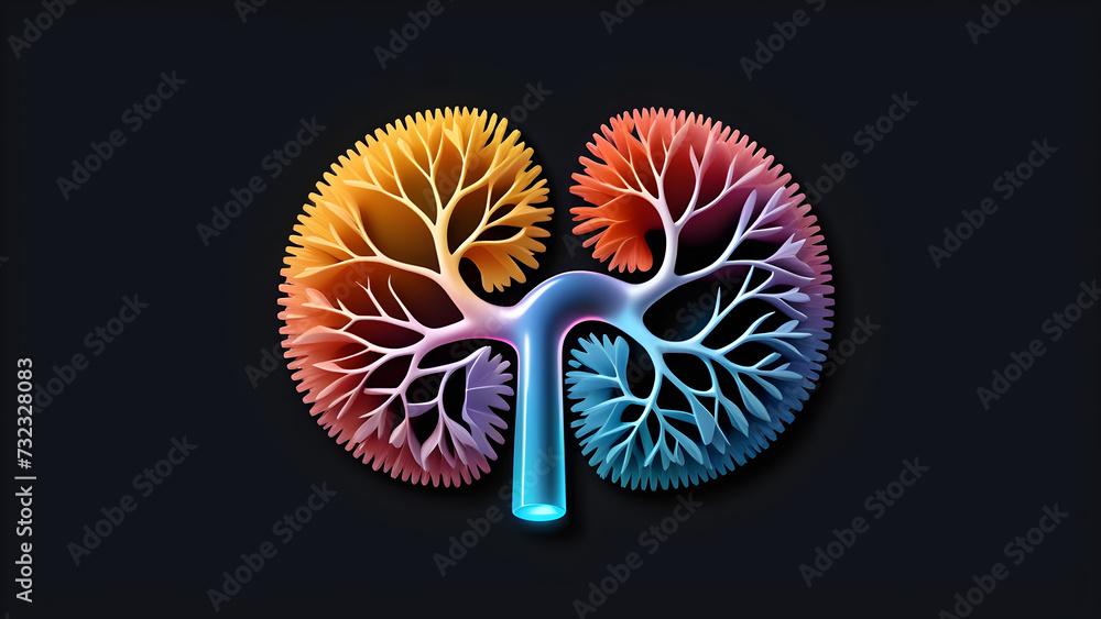 respiration isolated on a black background respiration isolated on a black background