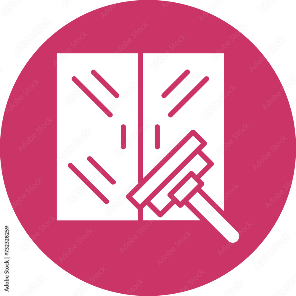 Glass Cleaning Icon Style Glass Cleaning Icon Style