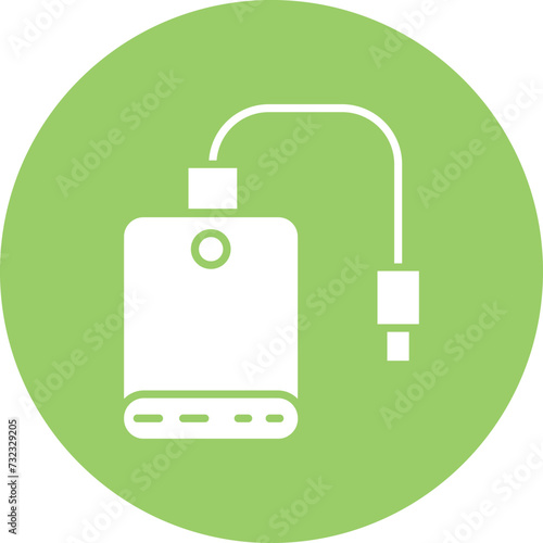 Powerbank Icon Style