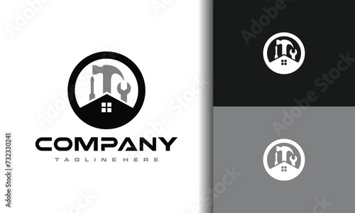 home workshop equipment circle logo