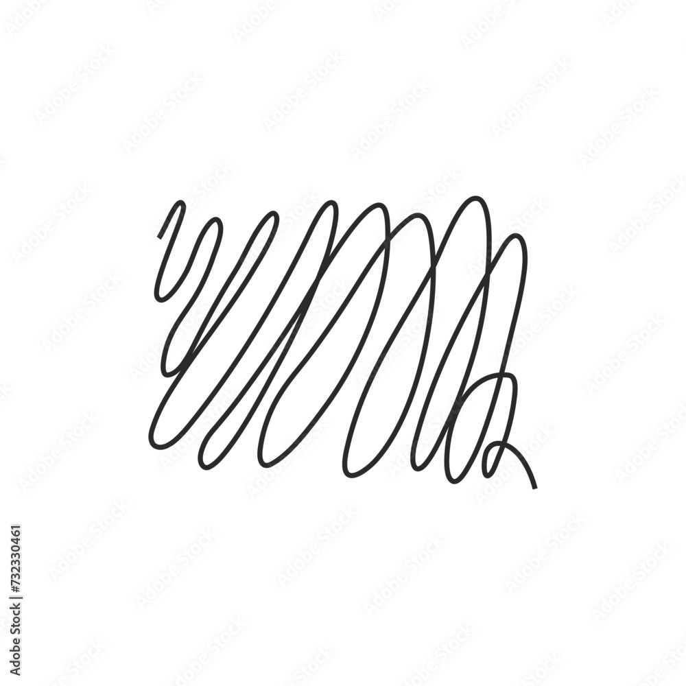 Scrible line art hand draw Scrible line art hand draw