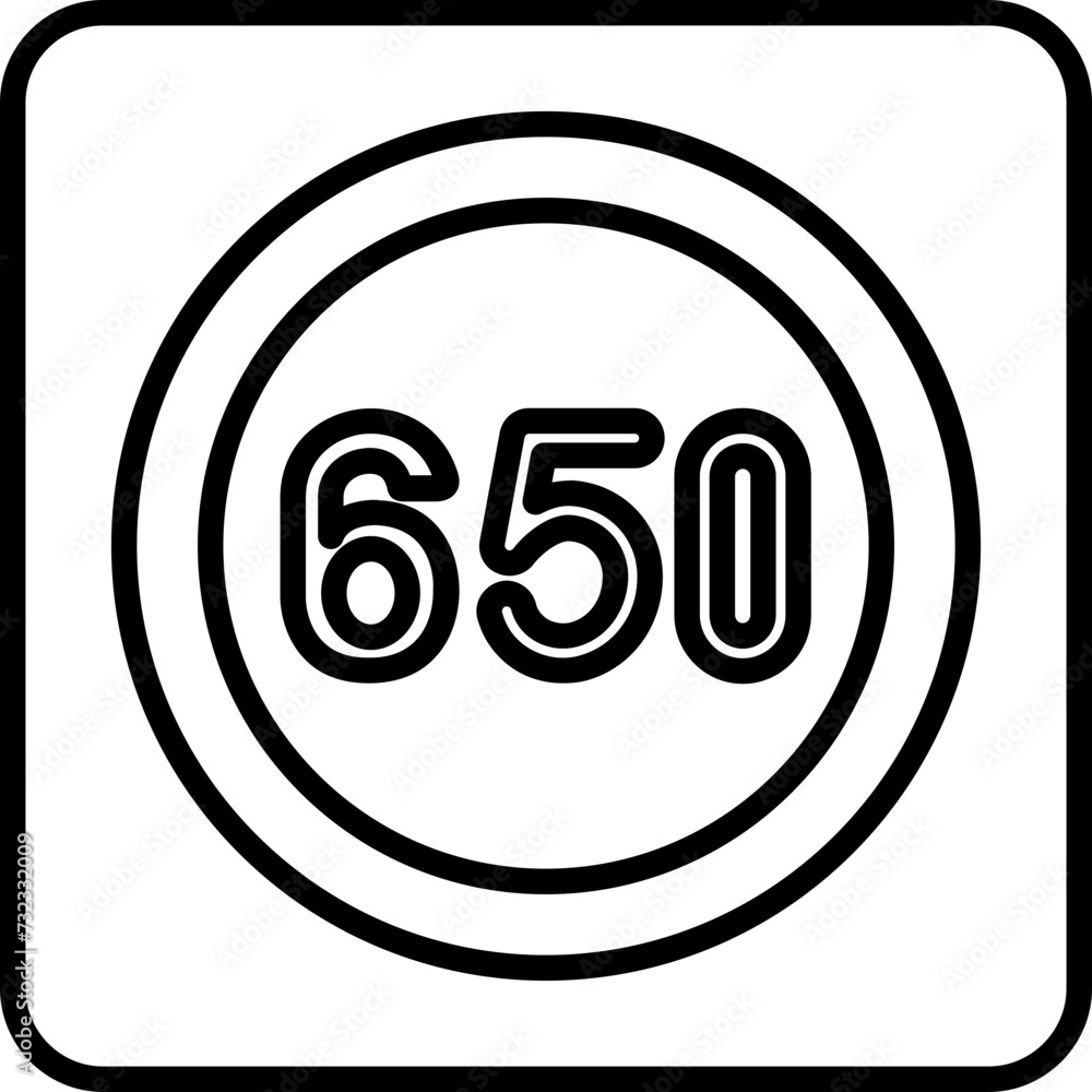 Fototapeta premium 650 Icon