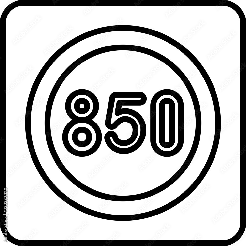Obraz premium 850 Icon