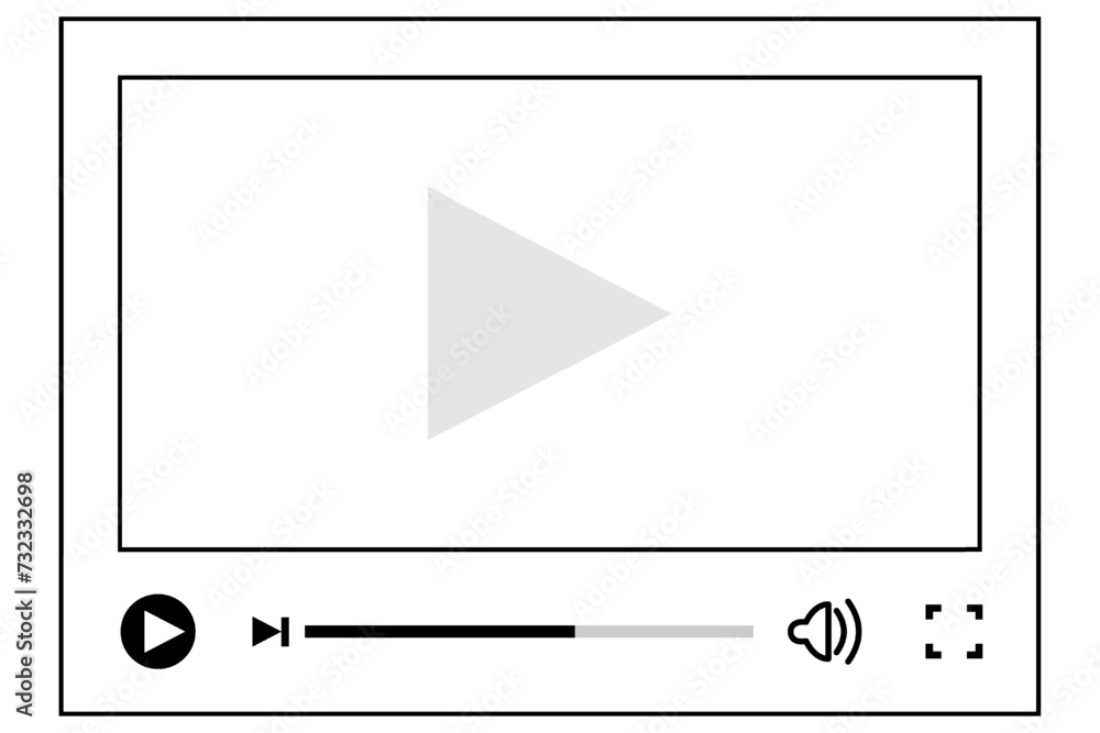 Vlog Video Frame Sticker Design Vlog Video Frame Sticker Design
