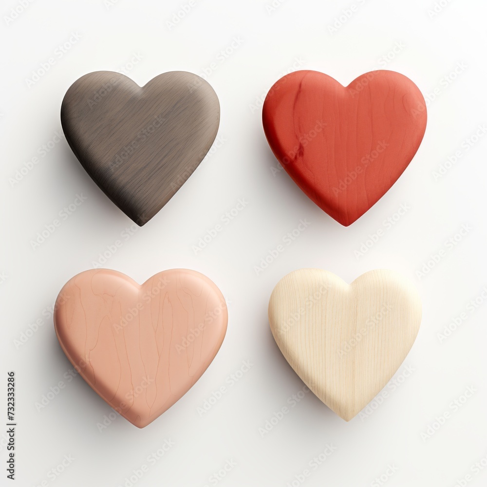 Cœur divers couleurs abstraites simples formes non uniformes tas poussiéreux dans le style d'un graphiste minimaliste Cœur divers couleurs abstraites simples formes non uniformes tas poussiéreux dans le style d'un graphiste minimaliste