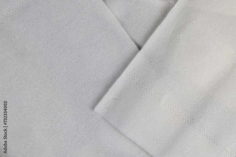 sheets of white napkins made from natural ingredients sheets of white napkins made from natural ingredients