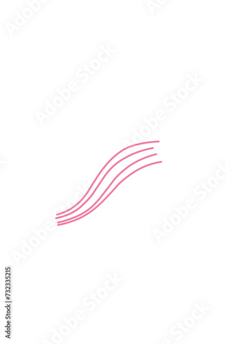 Pink Wavy Lines 