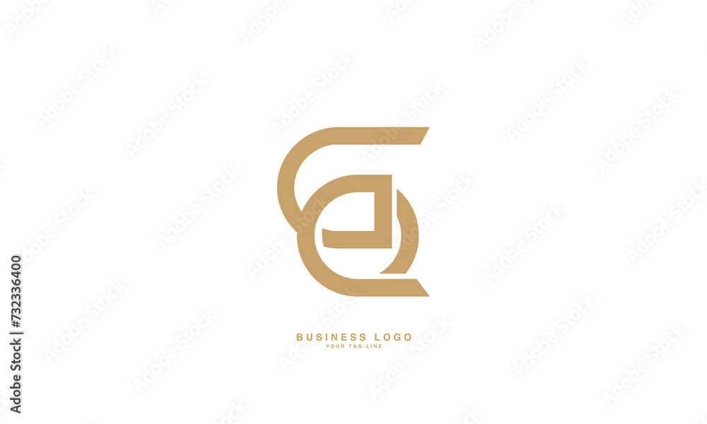 GQ, QG, G, Q, Abstract Letters Logo Monogram GQ, QG, G, Q, Abstract Letters Logo Monogram