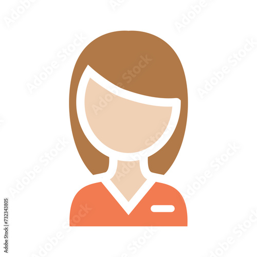Flight attendant icon