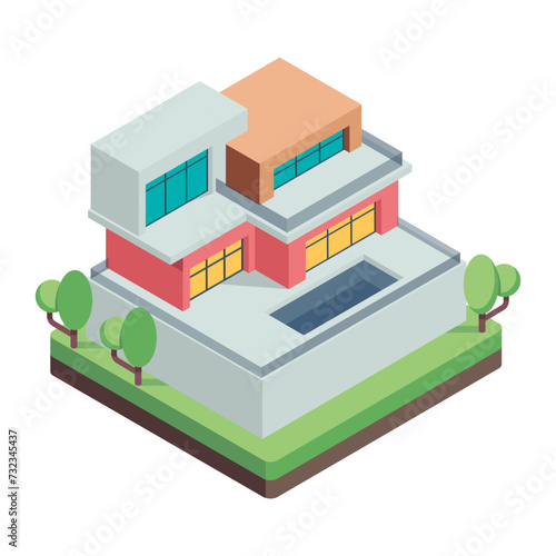 Modern Buildings Icon