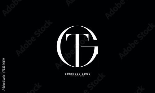 GT, TG, G, T, Abstract Letters Logo Monogram