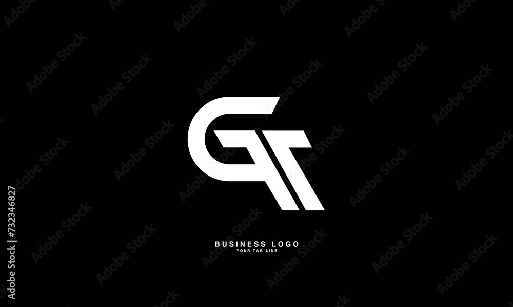GT, TG, G, T, Abstract Letters Logo Monogram GT, TG, G, T, Abstract Letters Logo Monogram