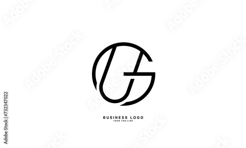 GU, UG, G, U, Abstract Letters Logo Monogram