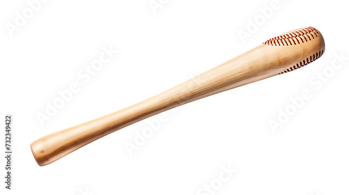 Wooden baseball bat  isolated on white background png photo