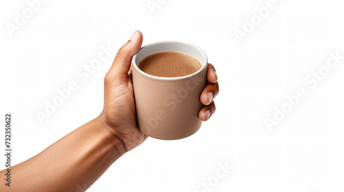 hand holding a cup of coffee